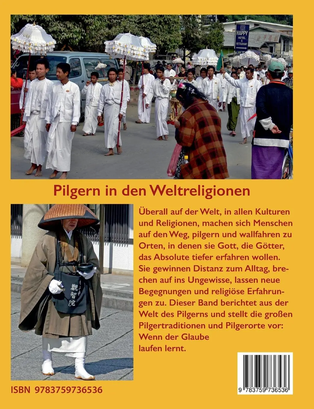 Rückseite: 9783759736536 | Pilgern in den Weltreligionen | Wenn der Glaube laufen lernt | Frisch
