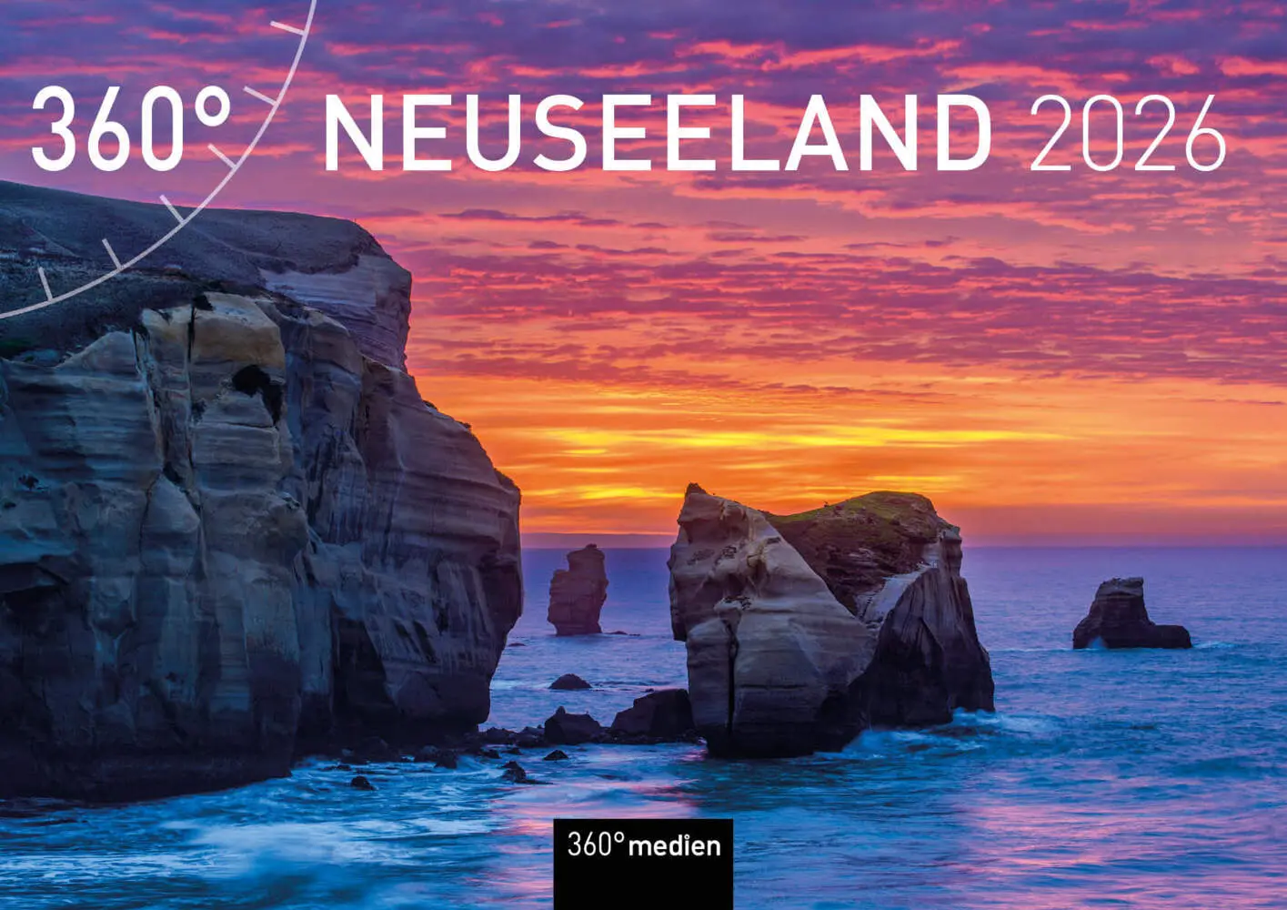 Cover: 9783968556536 | Neuseeland Broschürenkalender 2026 | Christian Heeb | Kalender | 28 S.