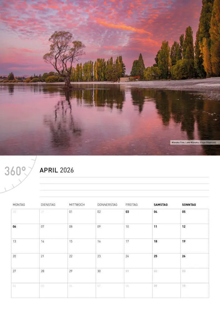 Bild: 9783968556536 | Neuseeland Broschürenkalender 2026 | Christian Heeb | Kalender | 28 S.