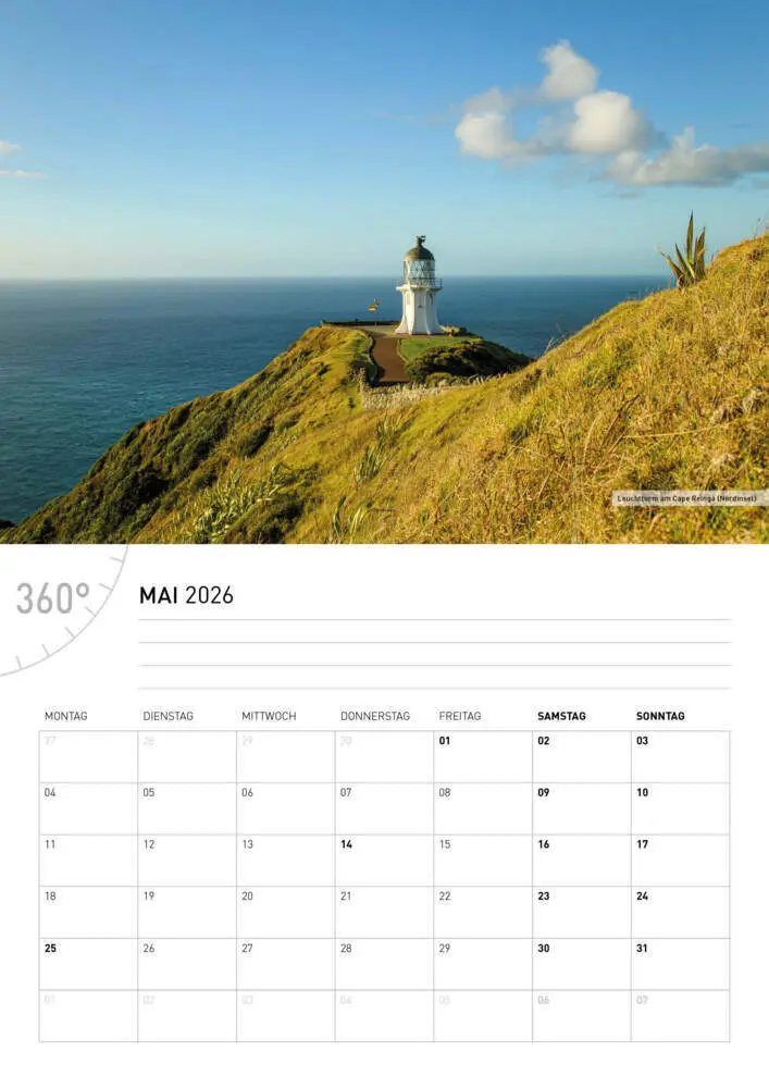 Bild: 9783968556536 | Neuseeland Broschürenkalender 2026 | Christian Heeb | Kalender | 28 S.