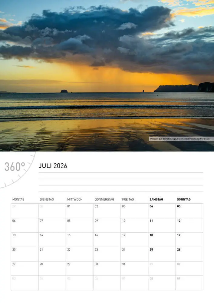 Bild: 9783968556536 | Neuseeland Broschürenkalender 2026 | Christian Heeb | Kalender | 28 S.