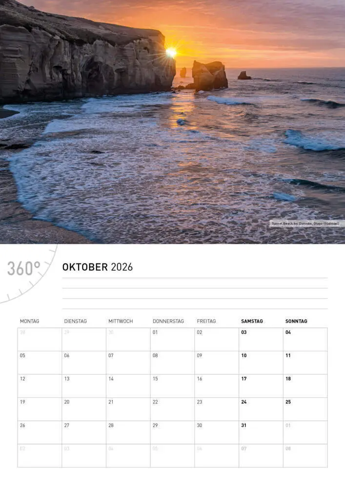 Bild: 9783968556536 | Neuseeland Broschürenkalender 2026 | Christian Heeb | Kalender | 28 S.