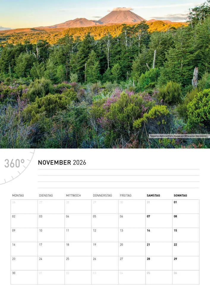 Bild: 9783968556536 | Neuseeland Broschürenkalender 2026 | Christian Heeb | Kalender | 28 S.