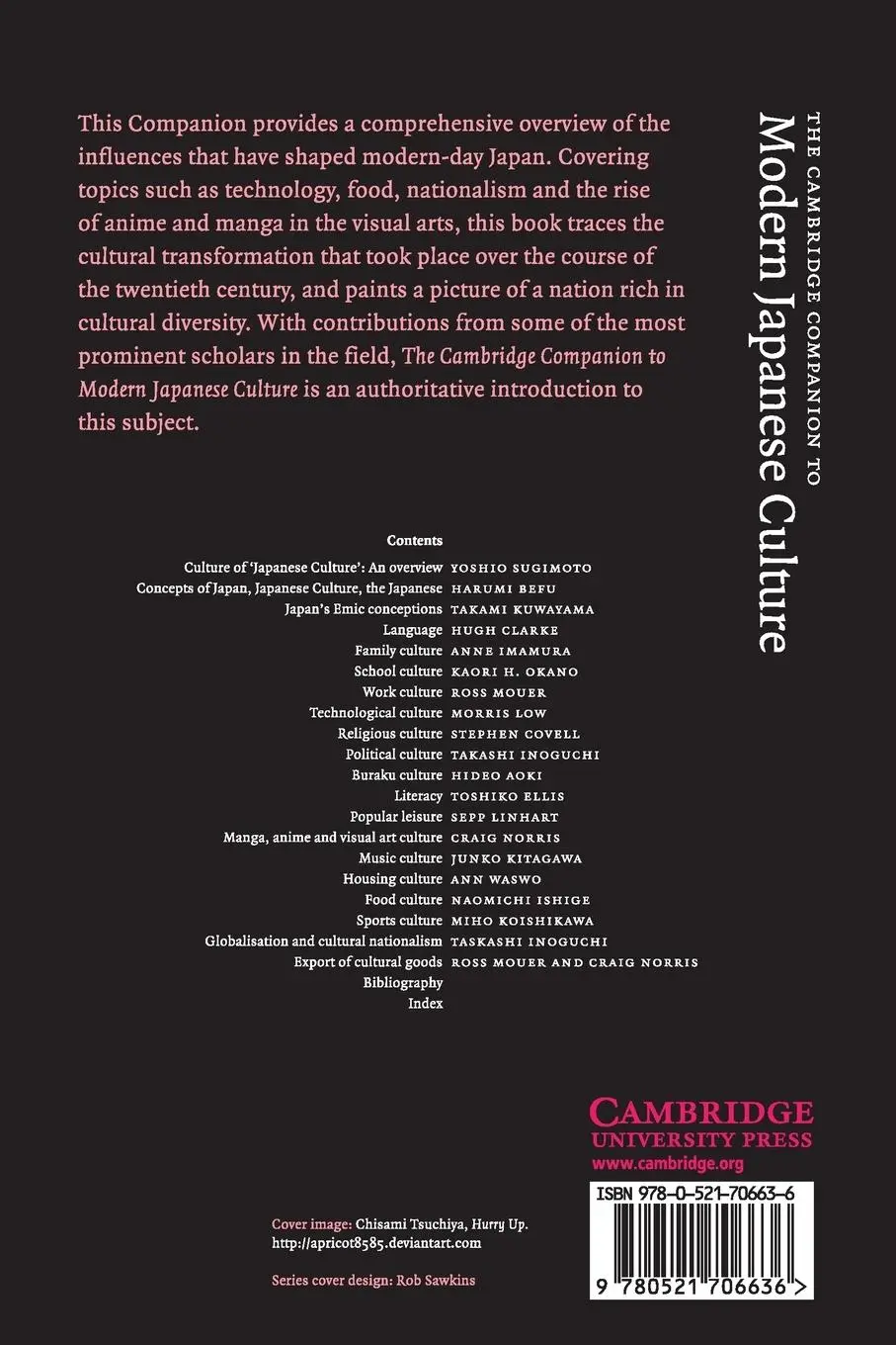Rückseite: 9780521706636 | The Cambridge Companion to Modern Japanese Culture | Yoshio Sugimoto