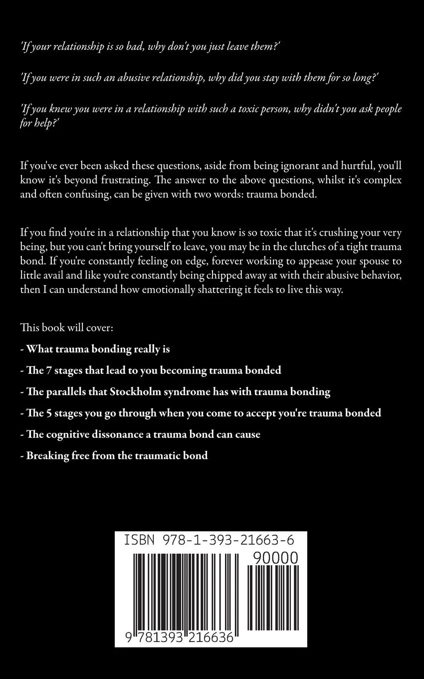 Rückseite: 9781393216636 | Trauma Bonding | Lauren Kozlowski | Taschenbuch | Englisch | 2020