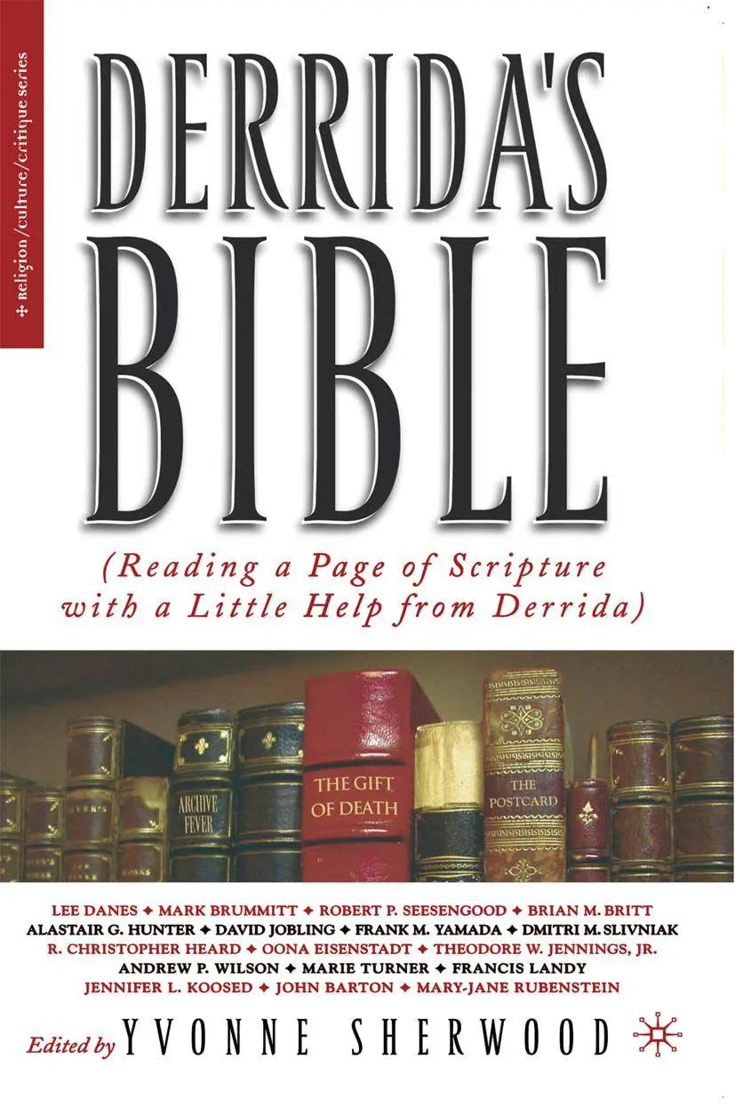 Cover: 9781403966636 | Derrida's Bible | Yvonne Shewood | Taschenbuch | xv | Englisch | 2004
