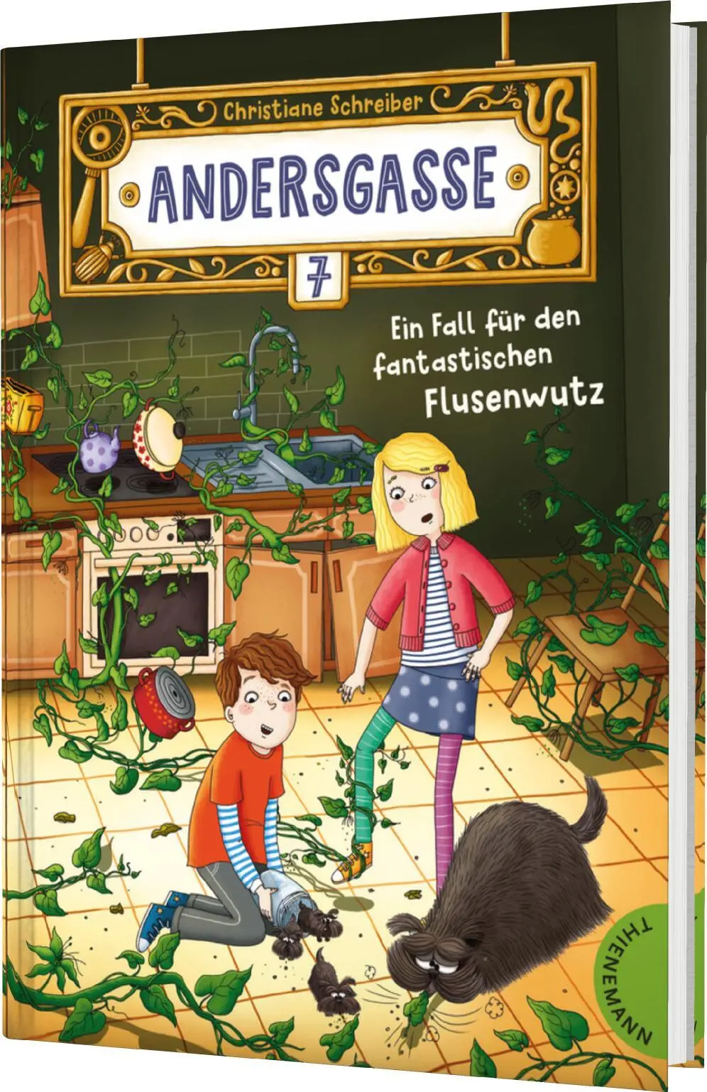 Cover: 9783522186636 | Andersgasse 7 1: Ein Fall für den fantastischen Flusenwutz | Schreiber