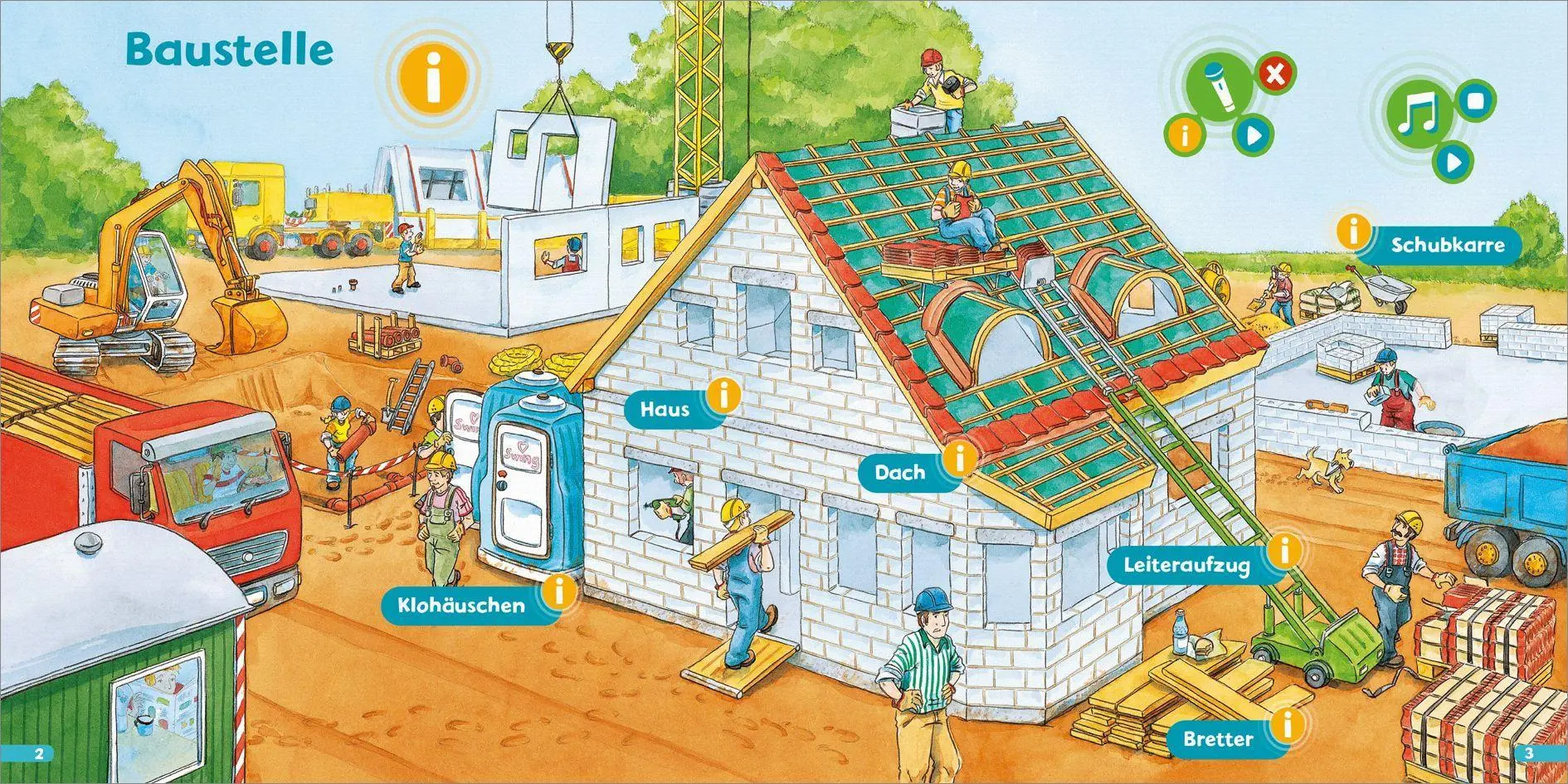 Bild: 9783788676636 | BOOKii® Hören und Staunen Mini Baustelle | Lisa Herden | Buch | 14 S.