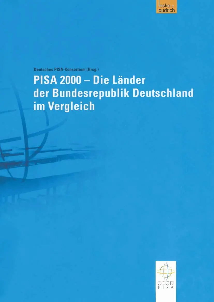 Cover: 9783810036636 | PISA 2000 - Die Länder der Bundesrepublik Deutschland im Vergleich