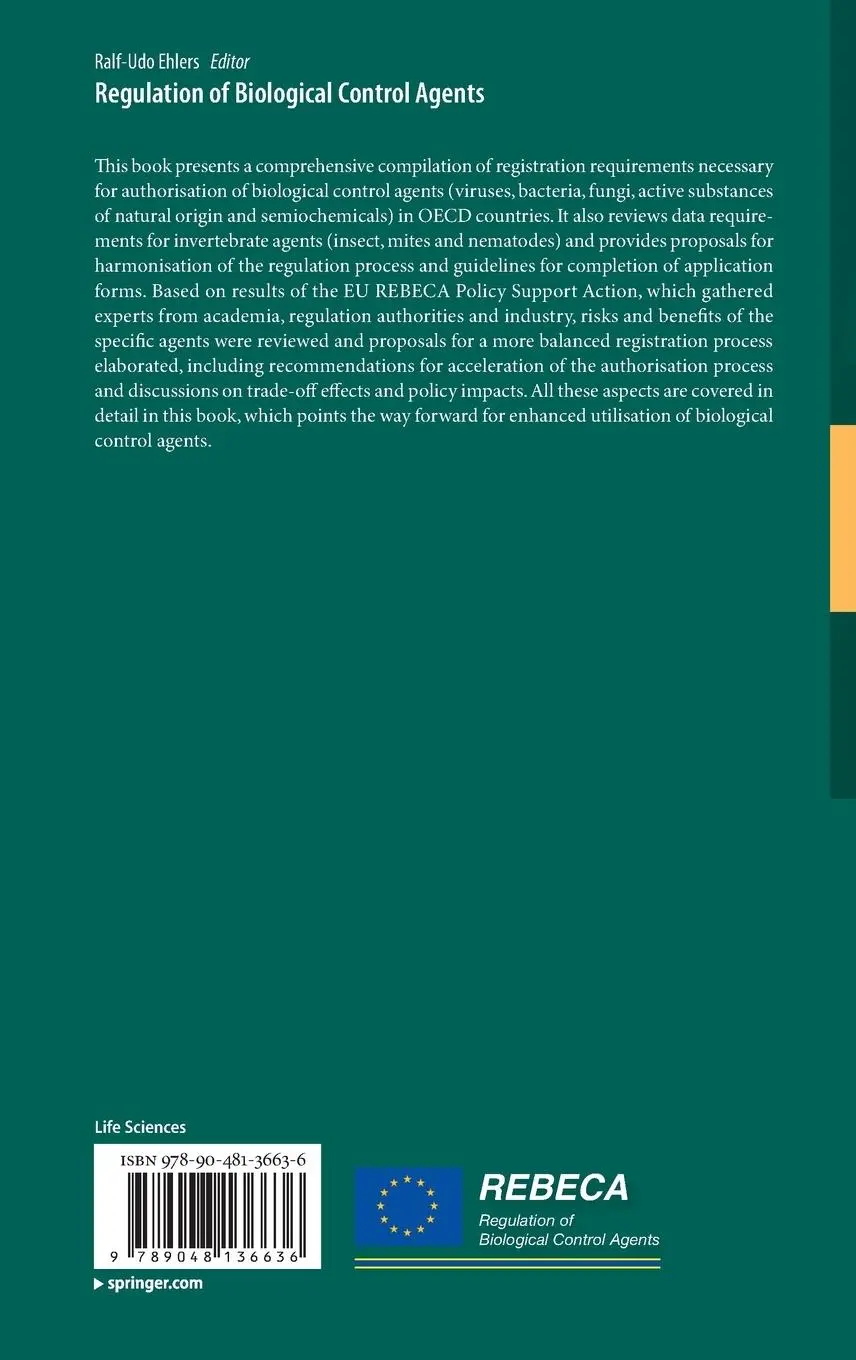 Rückseite: 9789048136636 | Regulation of Biological Control Agents | Ralf-Udo Ehlers | Buch | xii
