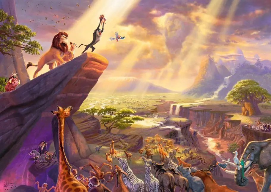 Bild: 4001504596736 | Disney, König der Löwen (Puzzle) | Thomas Kinkade | Spiel | 59673