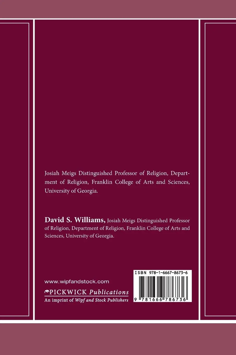 Rückseite: 9781666786736 | The Structure of 1 Maccabees | David S. Williams | Taschenbuch | 2023