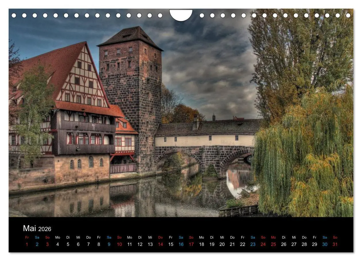 Bild: 9783516166736 | Meine Stadt Nürnberg 2026 (Wandkalender 2026 DIN A4 quer), CALVENDO...