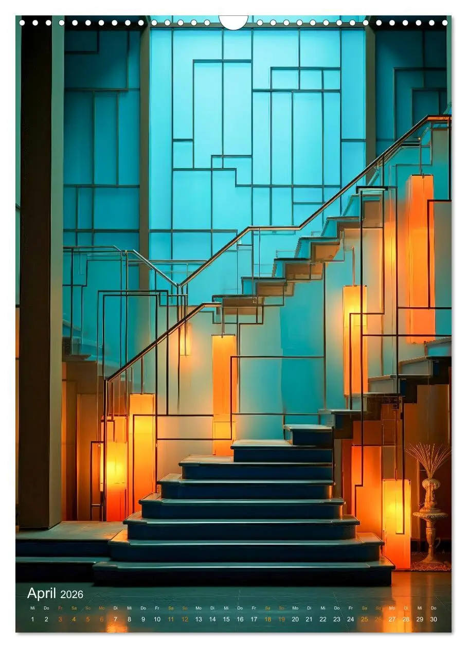 Bild: 9783516306736 | Treppen Architektur (Wandkalender 2026 DIN A3 hoch), CALVENDO...