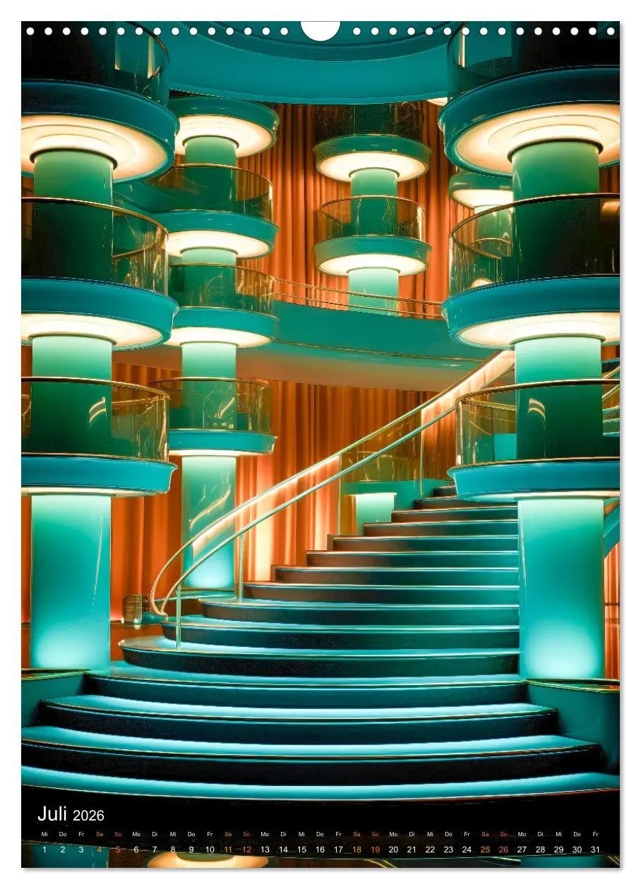 Bild: 9783516306736 | Treppen Architektur (Wandkalender 2026 DIN A3 hoch), CALVENDO...