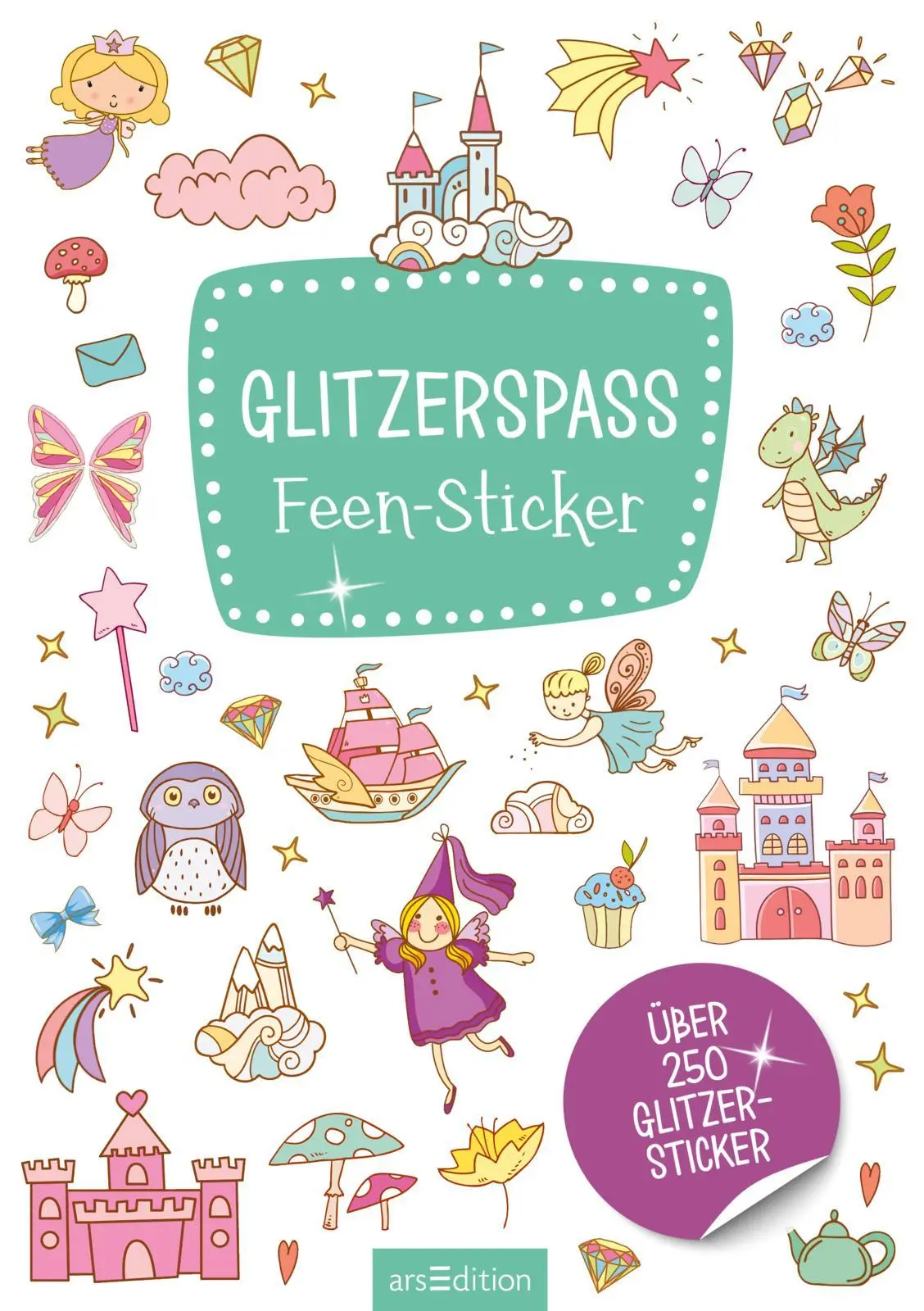 Bild: 4014489126836 | Glitzerspaß - Feen-Sticker | Über 250 Glitzersticker | Broschüre