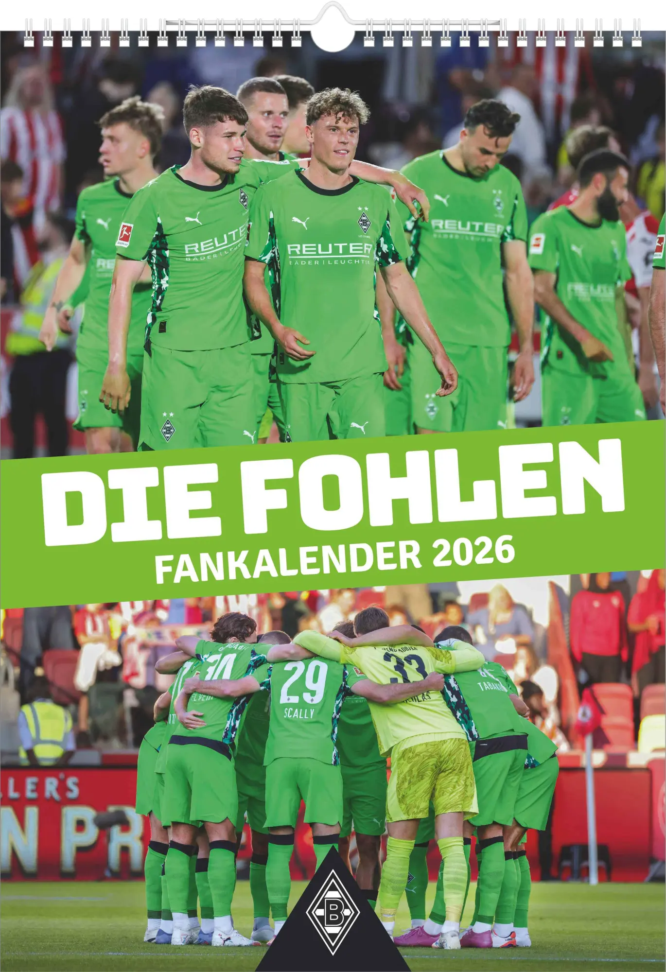 Cover: 4069095006836 | Borussia Mönchengladbach 2026 - Fußball-Kalender - Wand-Kalender -...