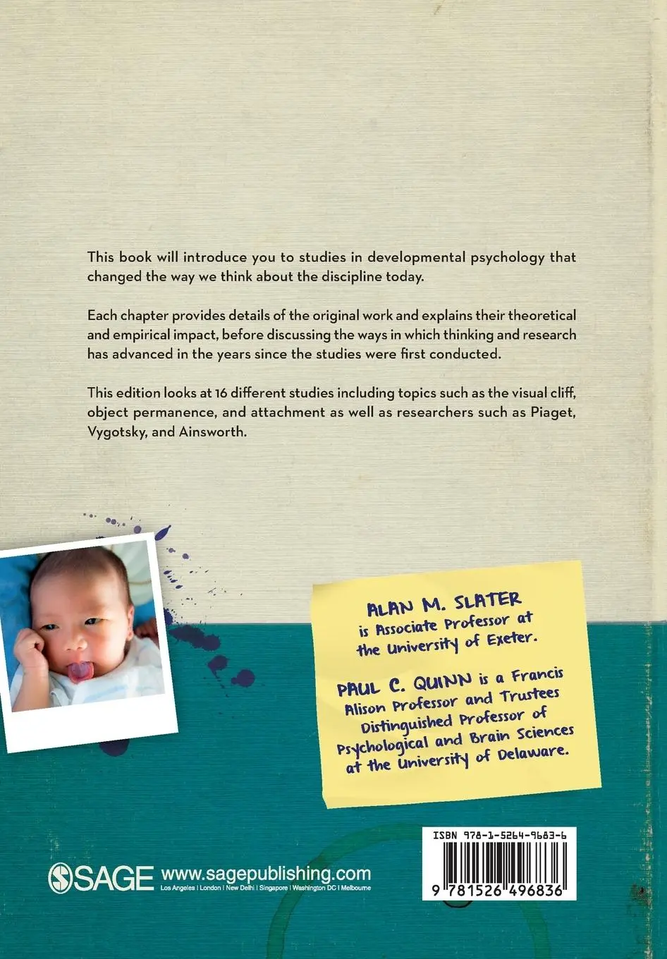 Rückseite: 9781526496836 | Developmental Psychology | Revisiting the Classic Studies | Buch
