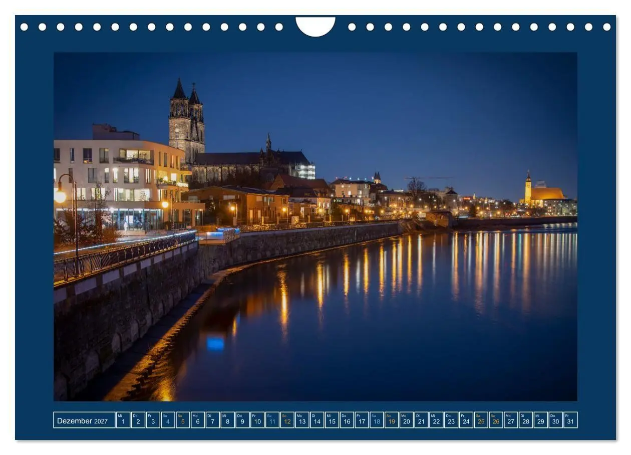Bild: 9783569486836 | Magdeburg (Wandkalender 2027 DIN A4 quer), CALVENDO Monatskalender