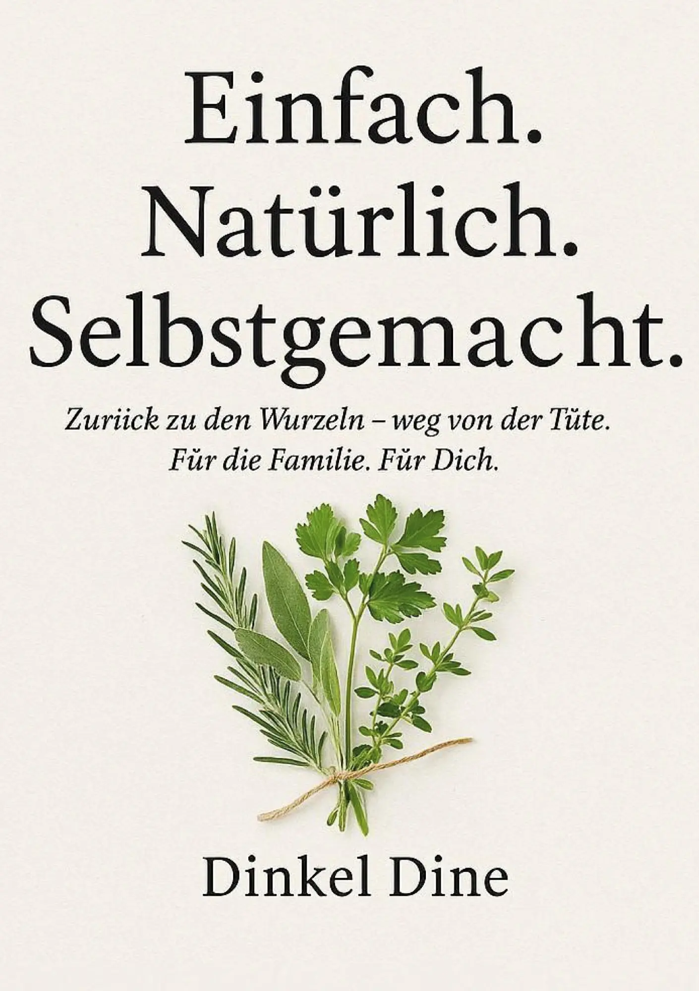 Cover: 9783819266836 | Einfach. Natürlich. Selbstgemacht. | Dinkel Dine | Taschenbuch | 66 S.