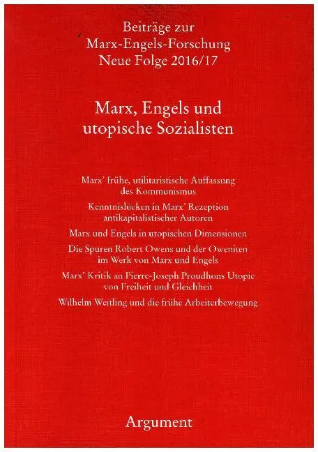 Cover: 9783867546836 | Marx, Engels und utopische Sozialisten | Rolf Hecker (u. a.) | Buch