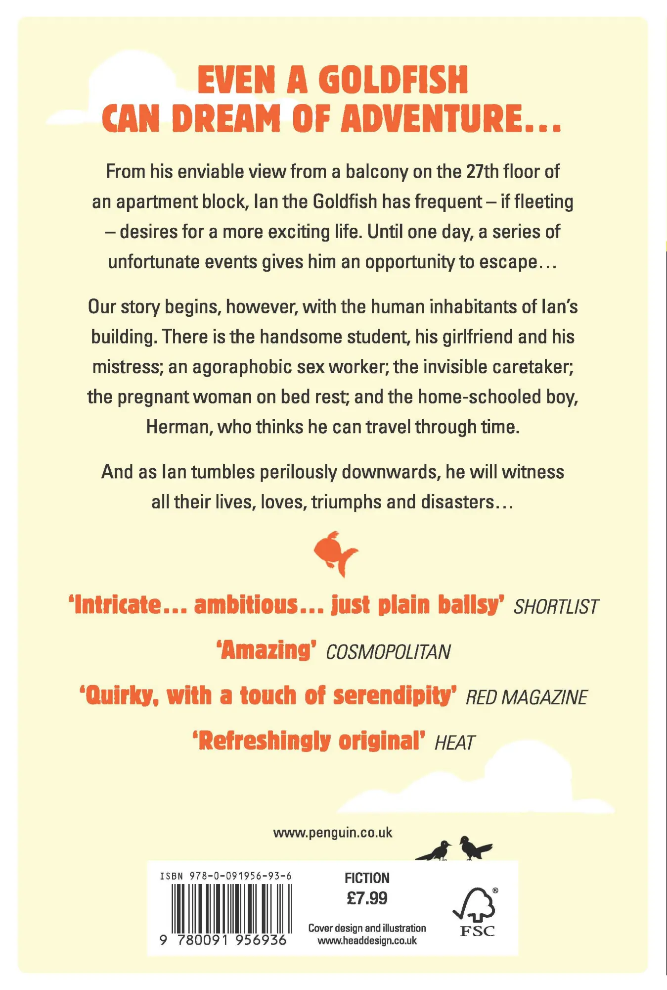 Rückseite: 9780091956936 | Fishbowl | Bradley Somer | Taschenbuch | 312 S. | Englisch | 2016