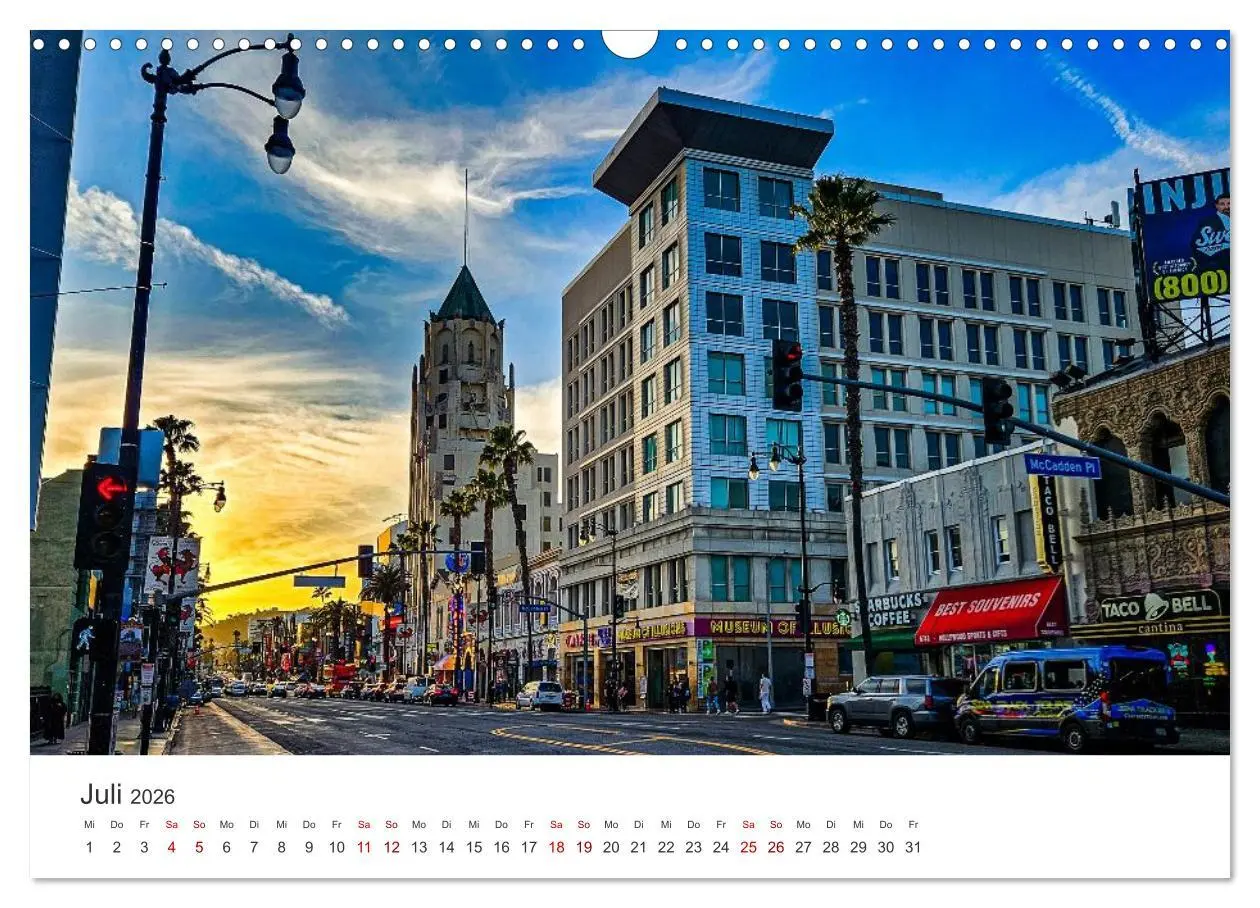 Bild: 9783457296936 | Kalifornien Bilder aus Los Angeles (Wandkalender 2026 DIN A3 quer),...