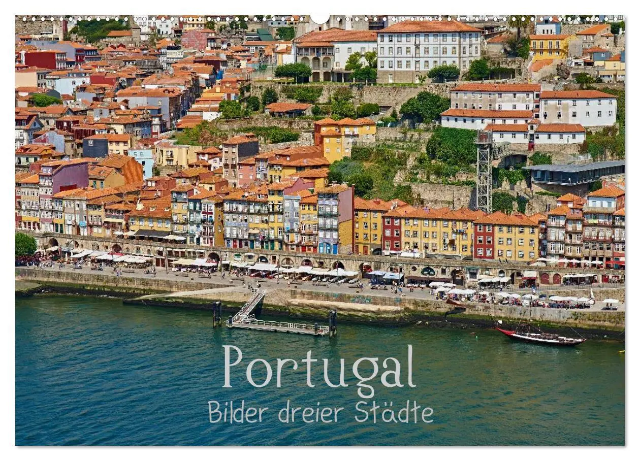 Cover: 9783457986936 | Portugal - Bilder dreier Städte (Wandkalender 2026 DIN A2 quer),...