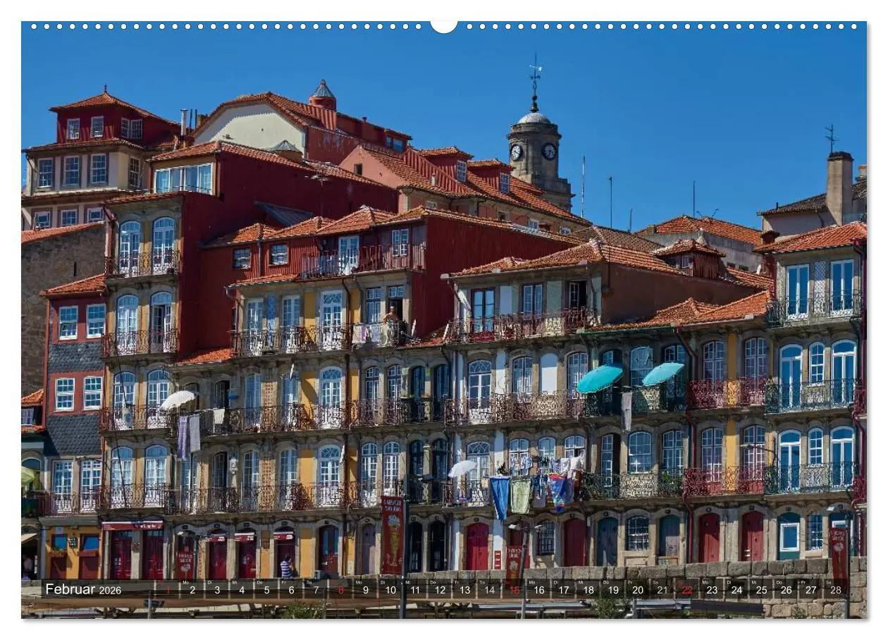 Bild: 9783457986936 | Portugal - Bilder dreier Städte (Wandkalender 2026 DIN A2 quer),...