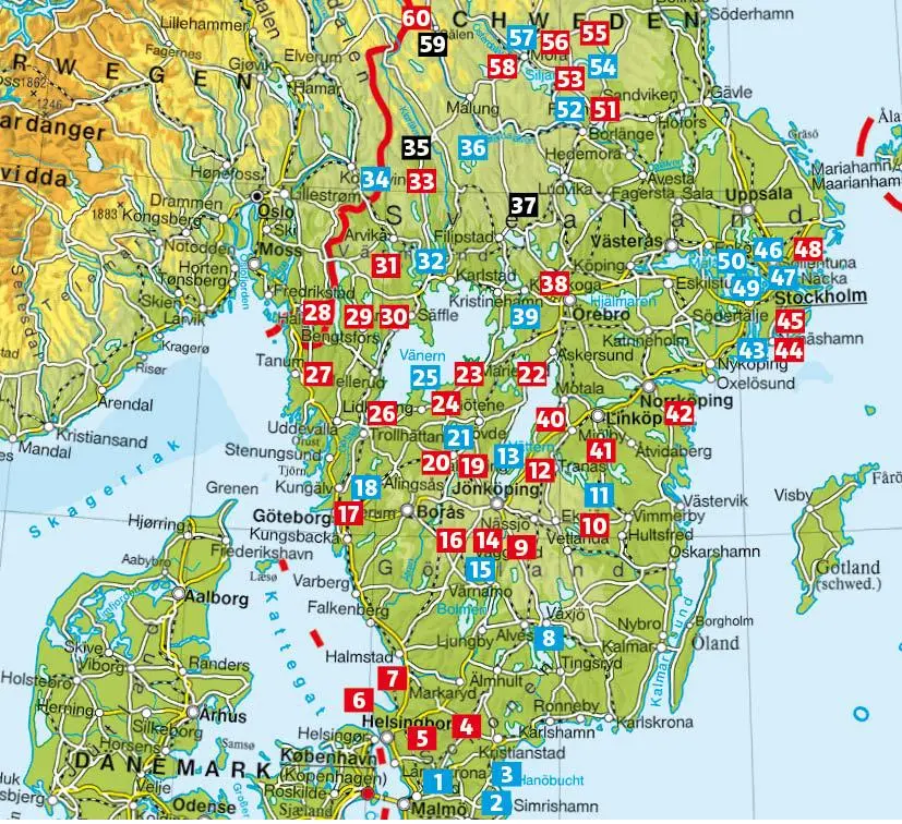 Bild: 9783763346936 | Schweden Süd | Peter Mertz | Taschenbuch | Rother Wanderführer | 2023