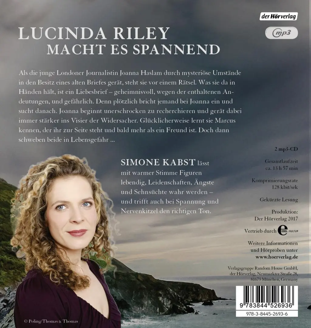 Bild: 9783844526936 | Der verbotene Liebesbrief | Lucinda Riley | MP3 | Deutsch | 2017