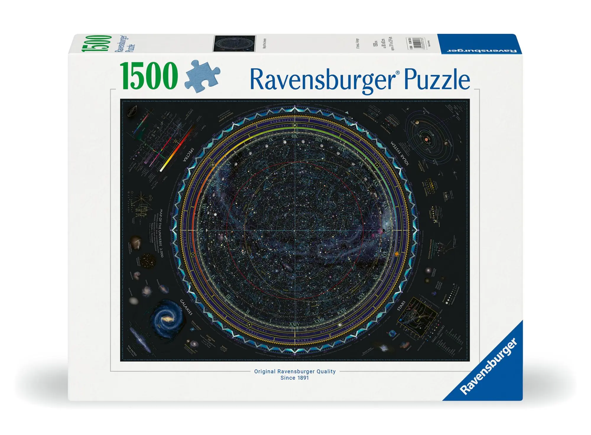 Cover: 4005555007036 | Erwachsenenpuzzle 1500 Teile - Universum | Spiel | Erwachsenenpuzzle