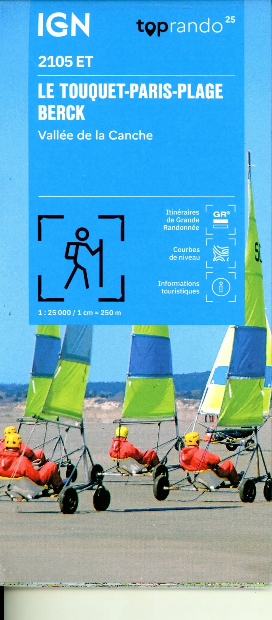 Cover: 9782758557036 | 2105ET Touquet-Parise | 1:25000 | (Land-)Karte | Französisch | 2025