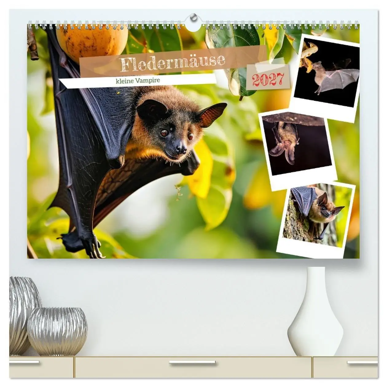Cover: 9783569057036 | Fledermäuse - kleine Vampire (hochwertiger Premium Wandkalender...