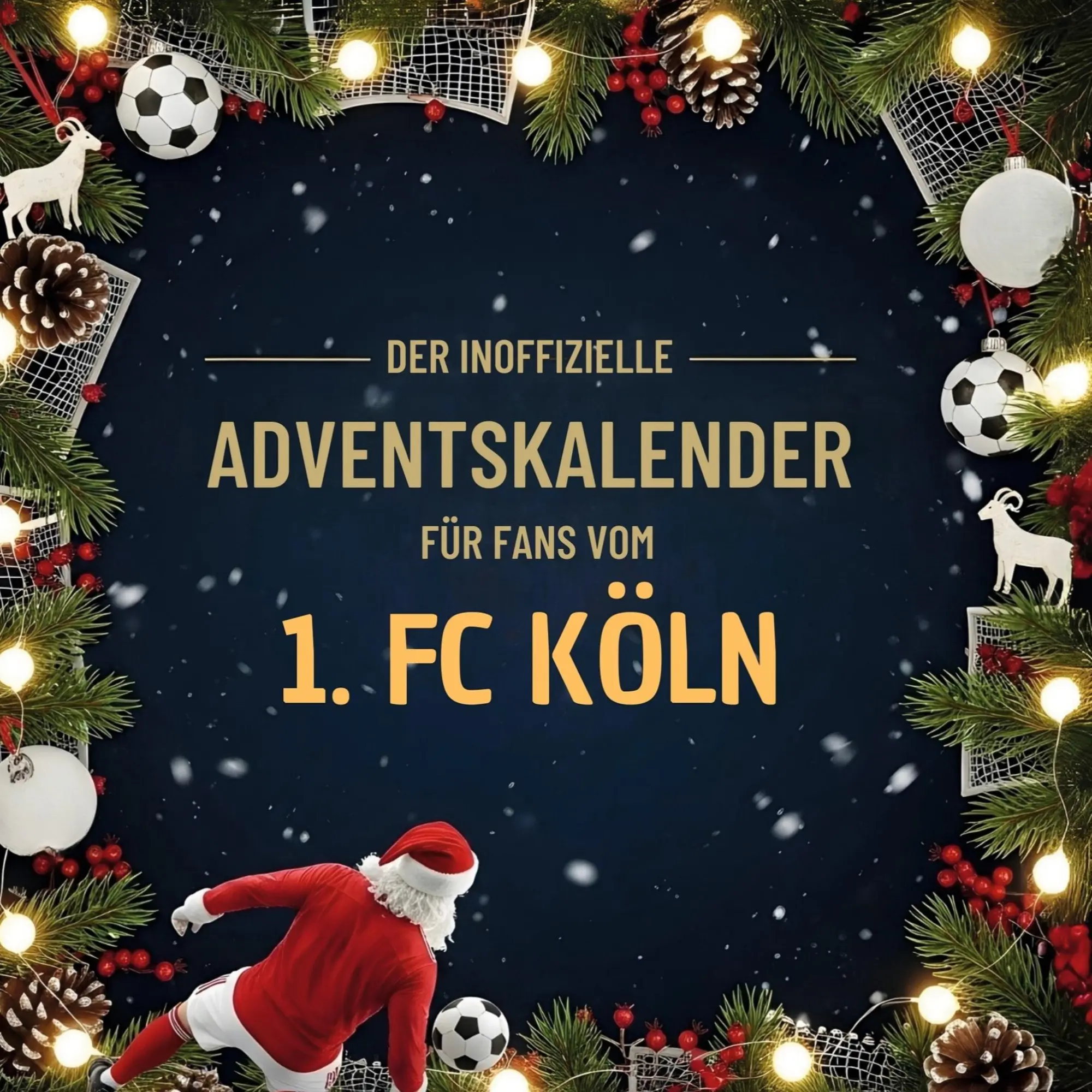 Cover: 9783695307036 | Der inoffizielle Adventskalender für Fans vom 1. FC Köln | Maier