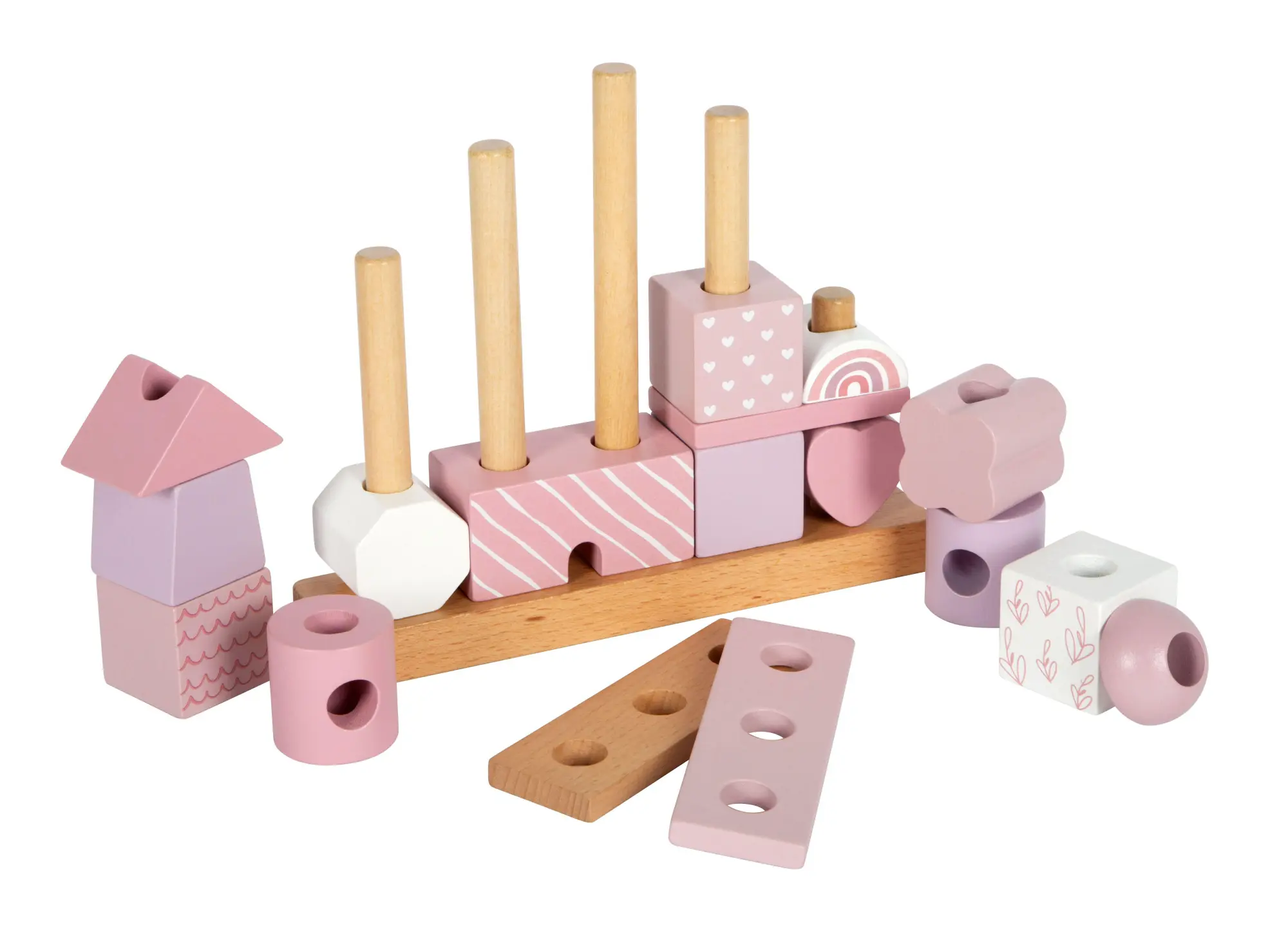 Bild: 4020972127136 | Stapelhaus rosa | 12713 | Deutsch | 2025 | small foot GmbH &amp; Co. KG