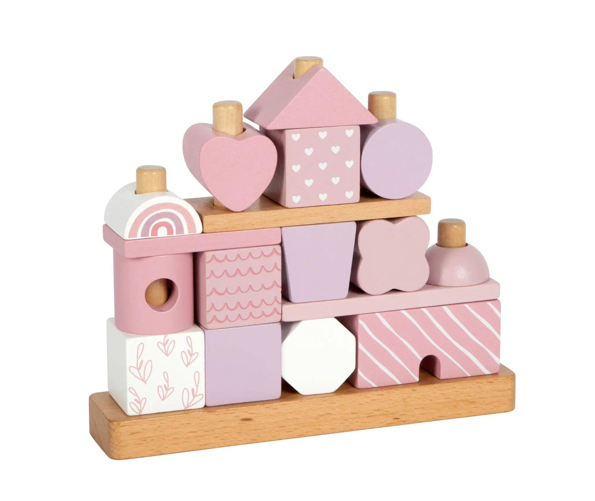 Bild: 4020972127136 | Stapelhaus rosa | 12713 | Deutsch | 2025 | small foot GmbH &amp; Co. KG