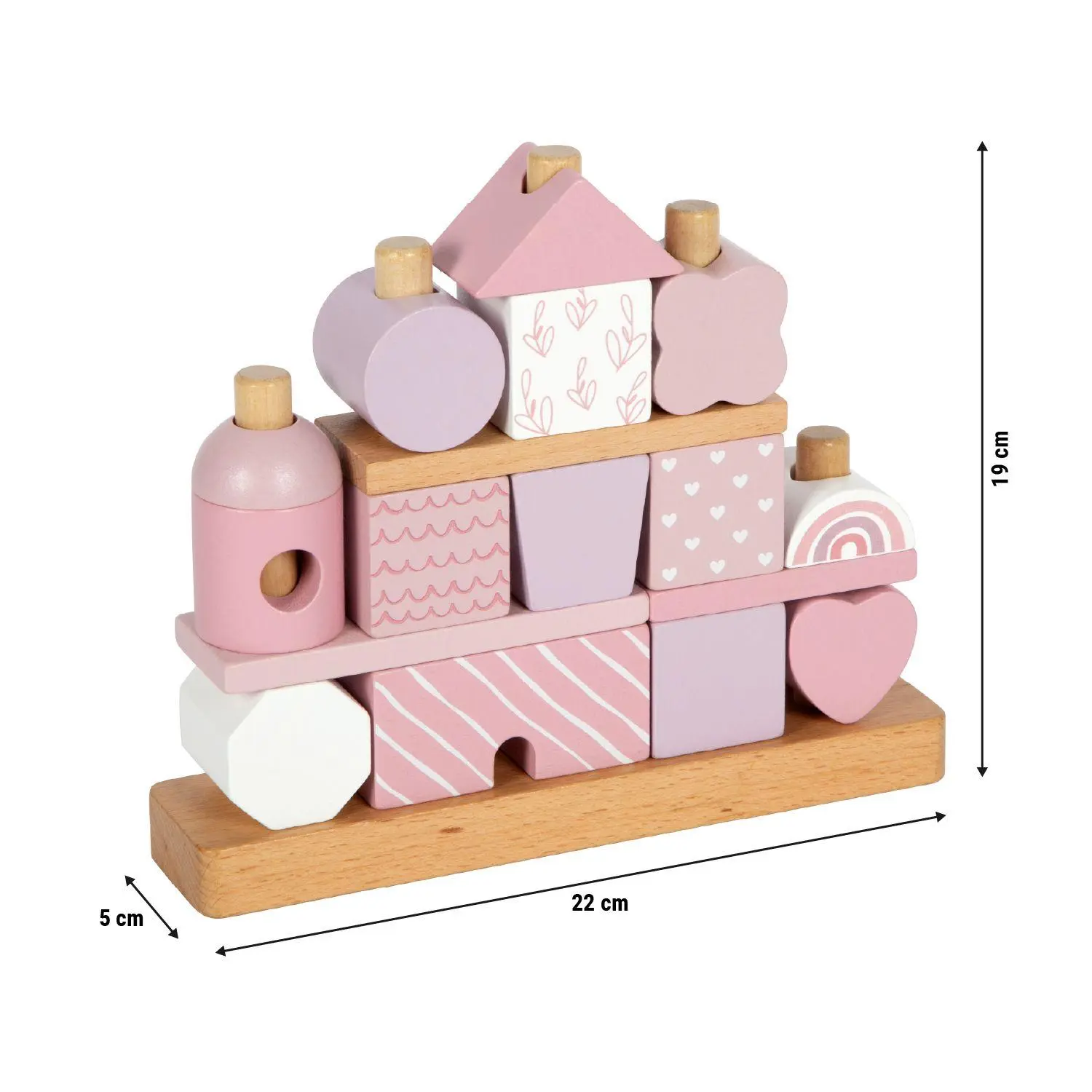 Bild: 4020972127136 | Stapelhaus rosa | 12713 | Deutsch | 2025 | small foot GmbH &amp; Co. KG