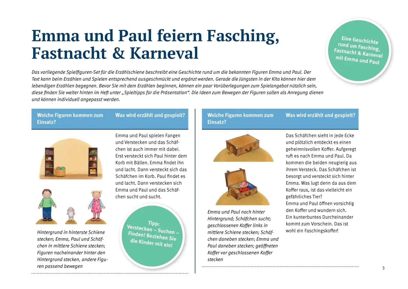 Bild: 4260179517136 | Emma und Paul feiern Fasching, Fastnacht &amp; Karneval. | Monika Lehner