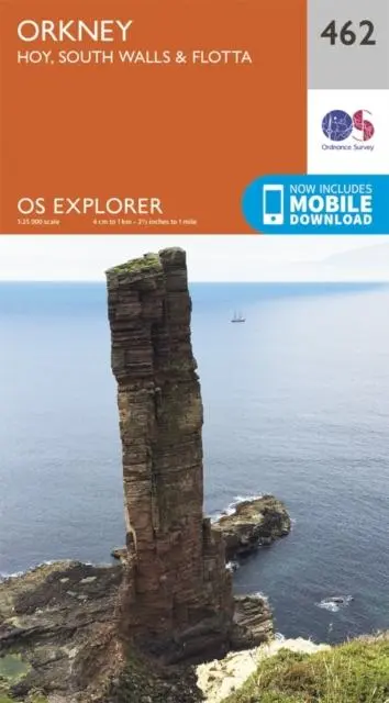 Cover: 9780319247136 | Orkney - Hoy, South Walls and Flotta | Ordnance Survey | (Land-)Karte