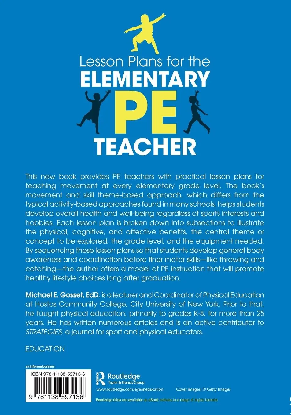 Rückseite: 9781138597136 | Lesson Plans for the Elementary PE Teacher | Michael E. Gosset | Buch