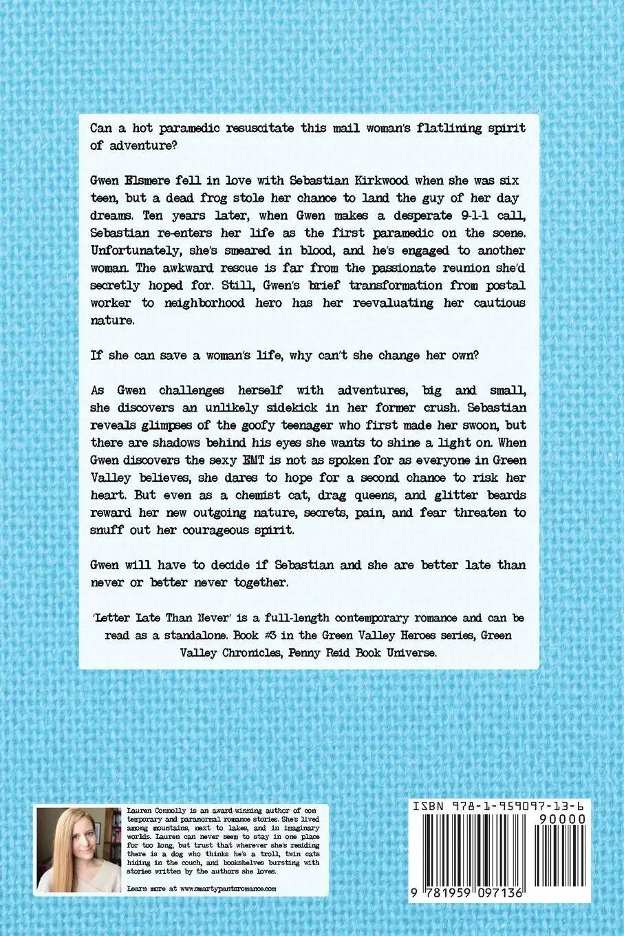 Rückseite: 9781959097136 | Letter Late Than Never | Smartypants Romance (u. a.) | Taschenbuch