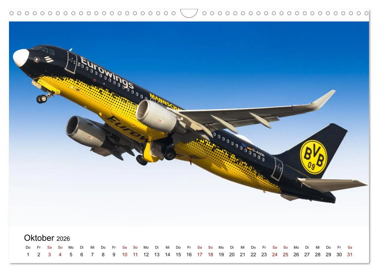 Bild: 9783457487136 | Fliegerträume: 12 Monate, 12 Flugzeuge (Wandkalender 2026 DIN A3...