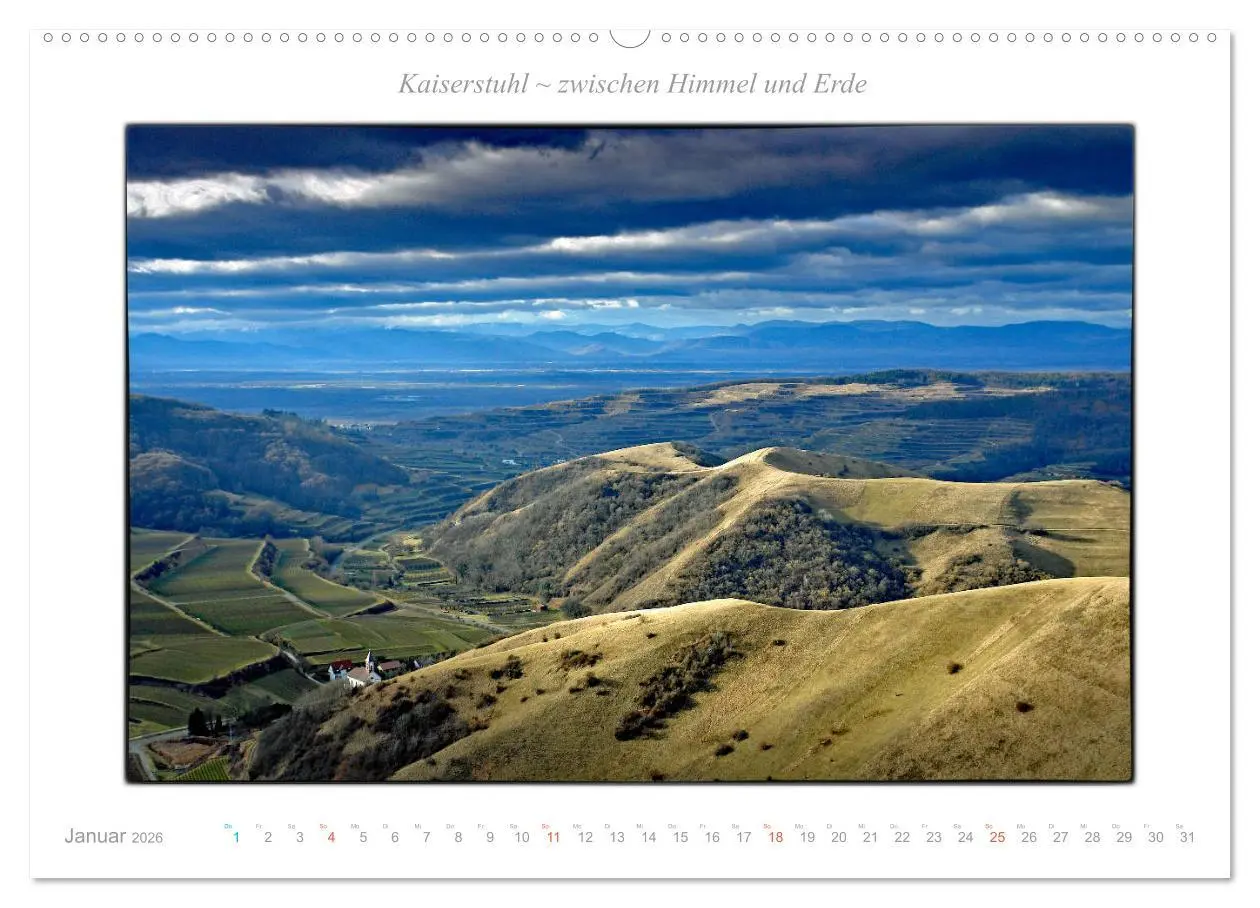 Bild: 9783457797136 | Kaiserstuhl zwischen Himmel und Erde (Wandkalender 2026 DIN A2...