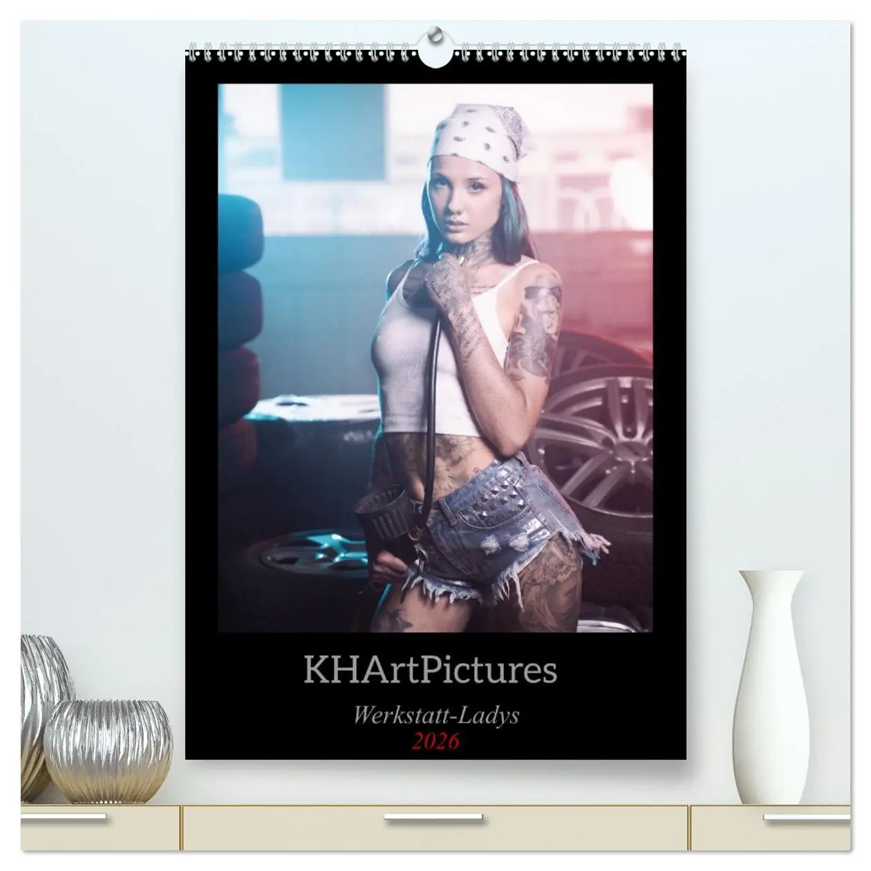 Cover: 9783516337136 | Werkstatt-Ladys (hochwertiger Premium Wandkalender 2026 DIN A2...