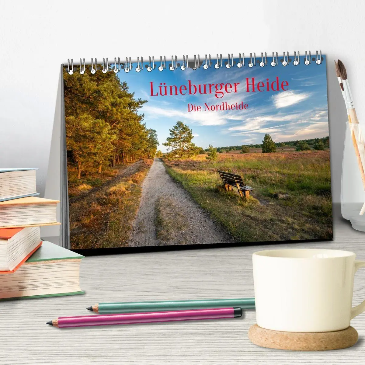 Bild: 9783516717136 | Lüneburger Heide: Die Nordheide (Tischkalender 2026 DIN A5 quer),...