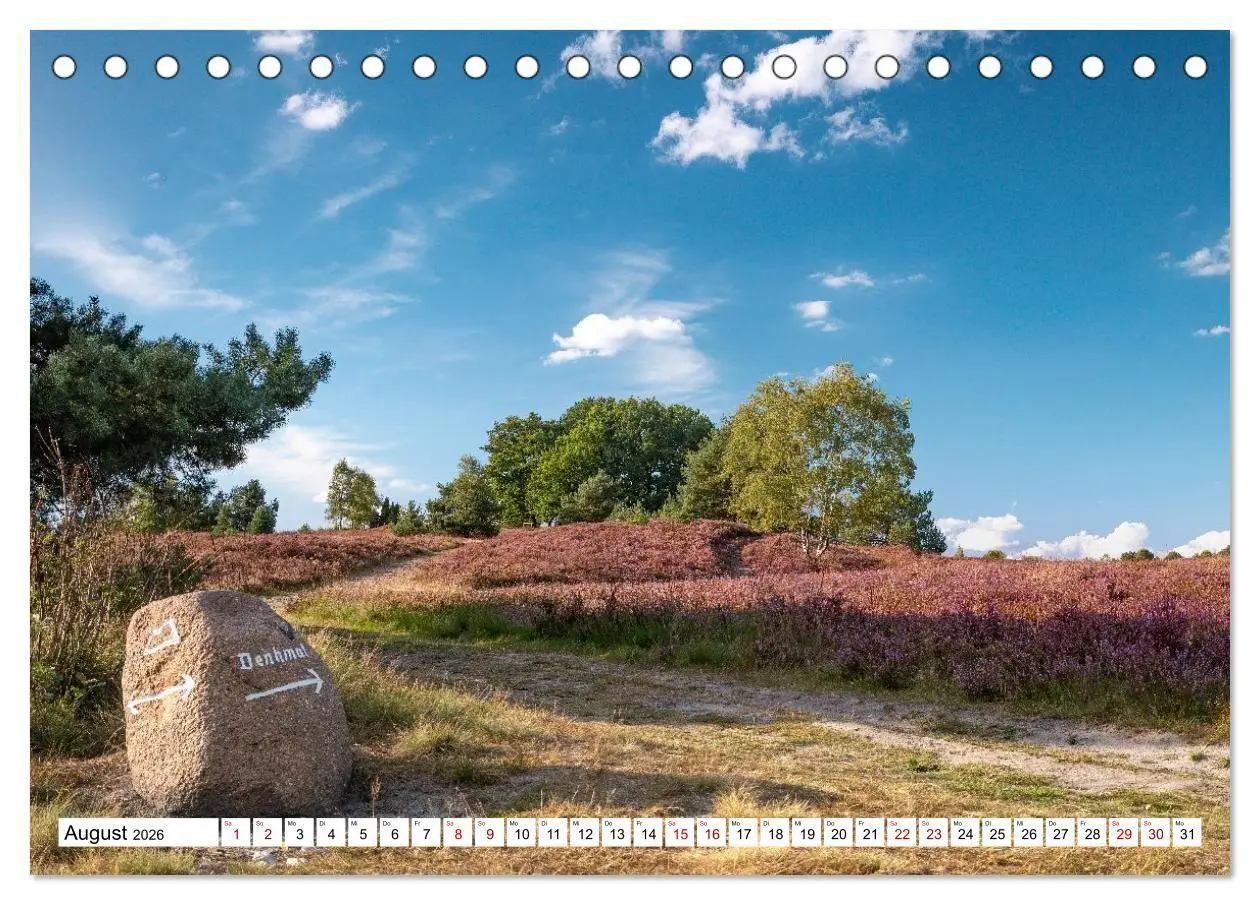 Bild: 9783516717136 | Lüneburger Heide: Die Nordheide (Tischkalender 2026 DIN A5 quer),...