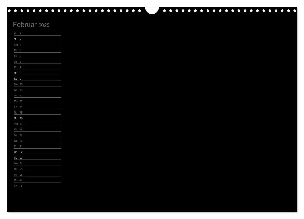 Bild: 9783435767236 | Bastel-Geburtstagskalender schwarz / Geburtstagskalender...