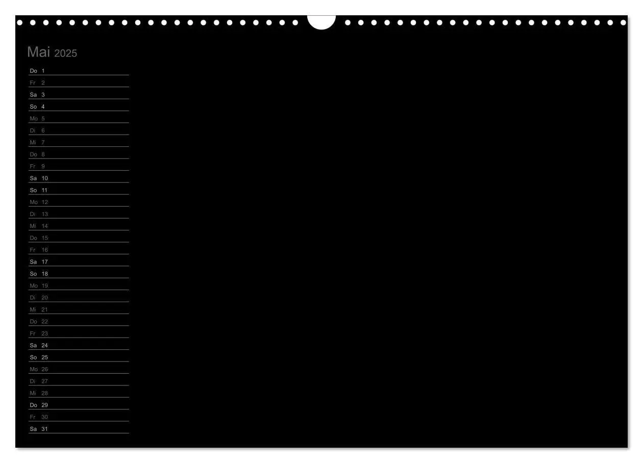 Bild: 9783435767236 | Bastel-Geburtstagskalender schwarz / Geburtstagskalender...
