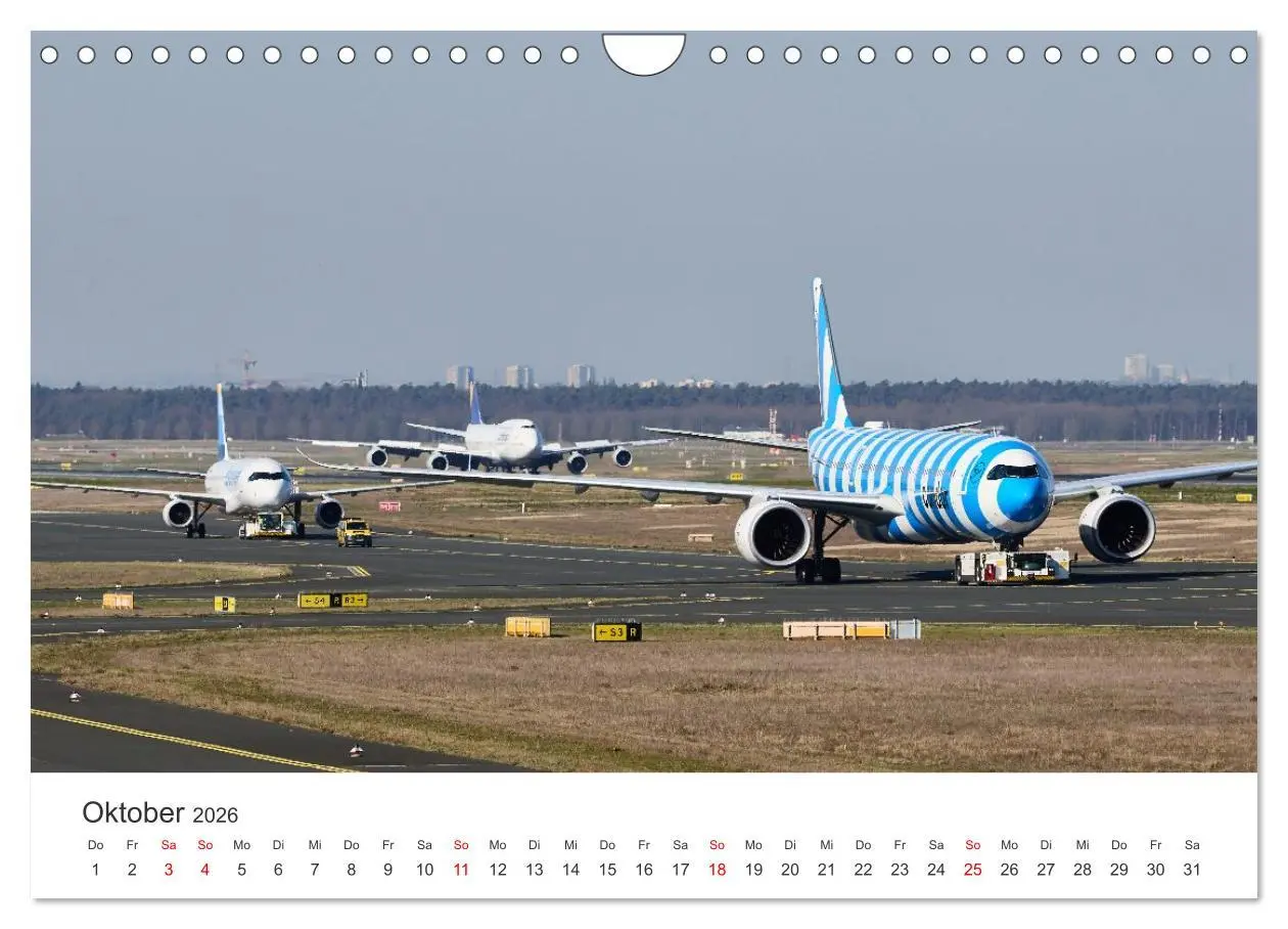 Bild: 9783457547236 | Frankfurt Airport - EDDF (Wandkalender 2026 DIN A4 quer), CALVENDO...